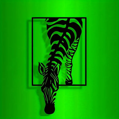 Zebra Silhouette Väggdekoration - Stilfull Elegans för Ditt Utrymme