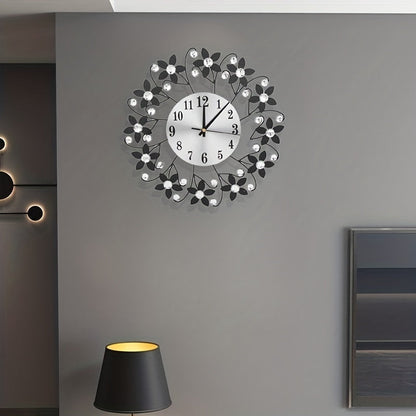 EleganceClock - Stille Dekorativ Väggklocka 14 Tum