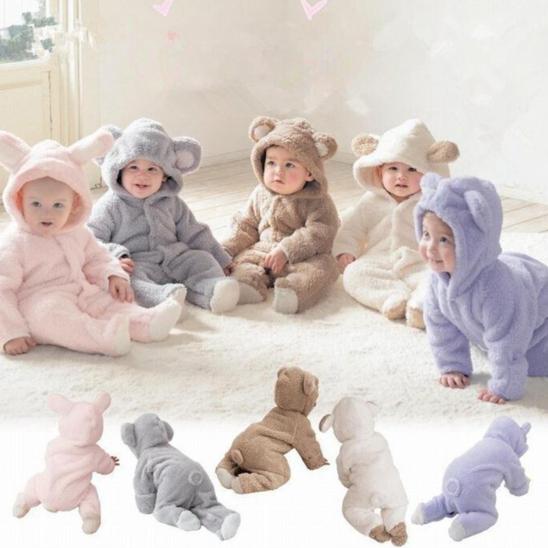Söt babybody i björndesign