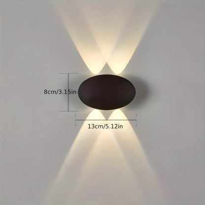 LumiOval Light – Modernt Ovalt Väggljus