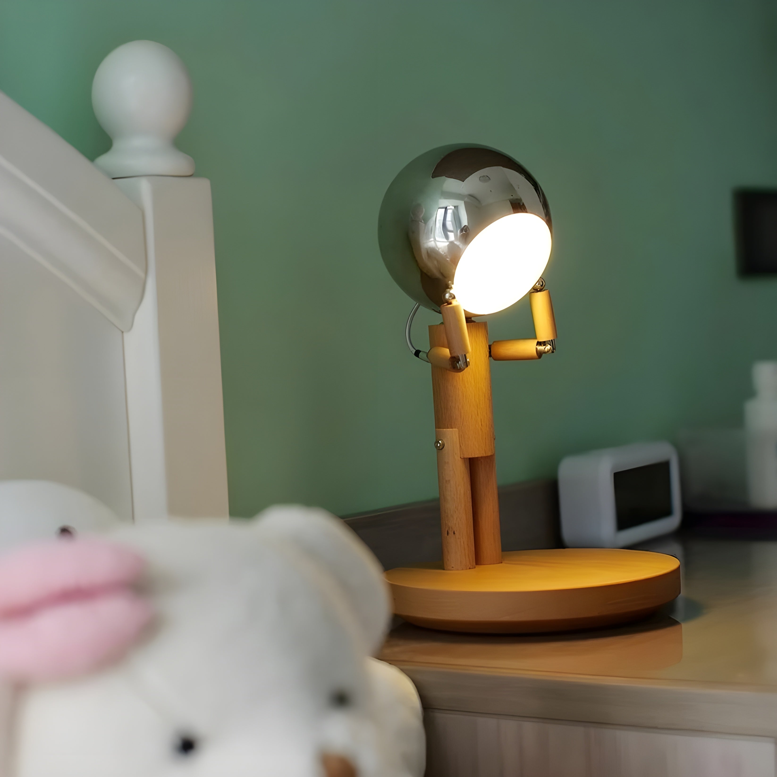 LunarEase Lampa – Elegant skrivbordsmånlampa