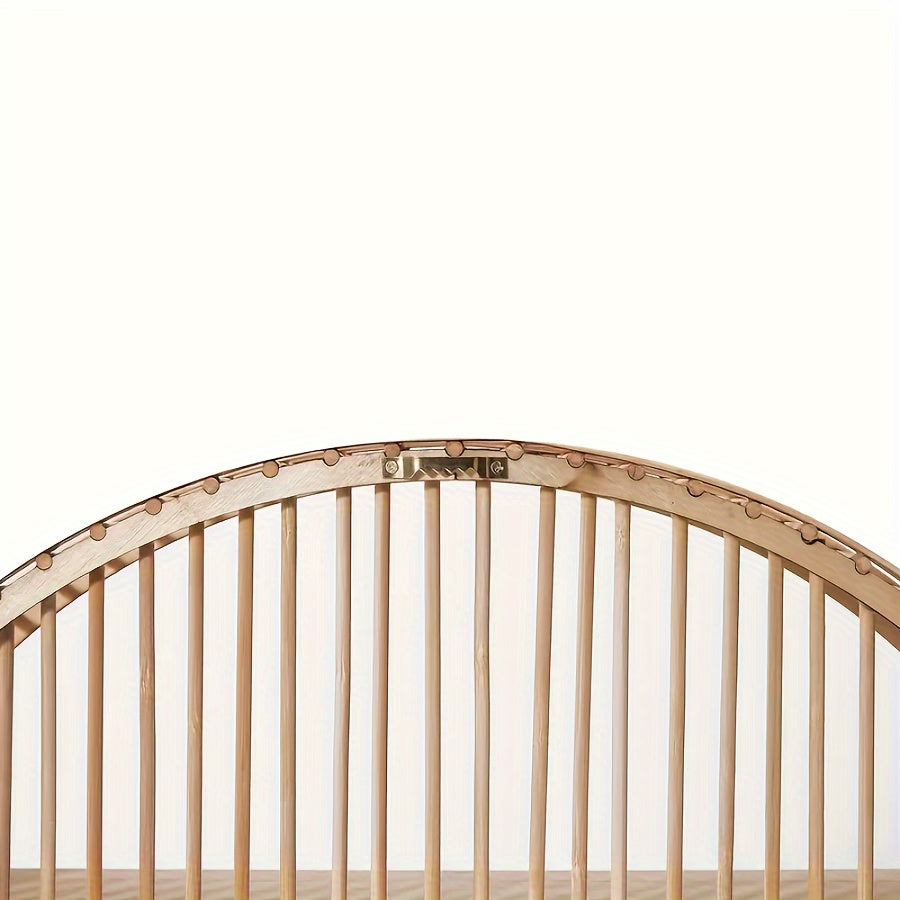 Handgjord Bambu Vägg hylla - Unik Rund Design för Stilig Förvaring