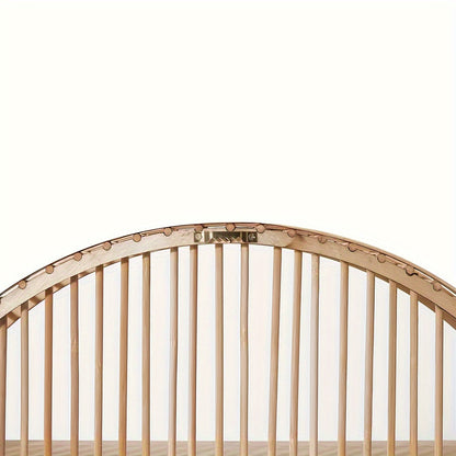 Handgjord Bambu Vägg hylla - Unik Rund Design för Stilig Förvaring