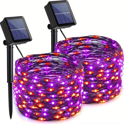 Utomhus Solenergi Drivna Röda Ängel Ljus