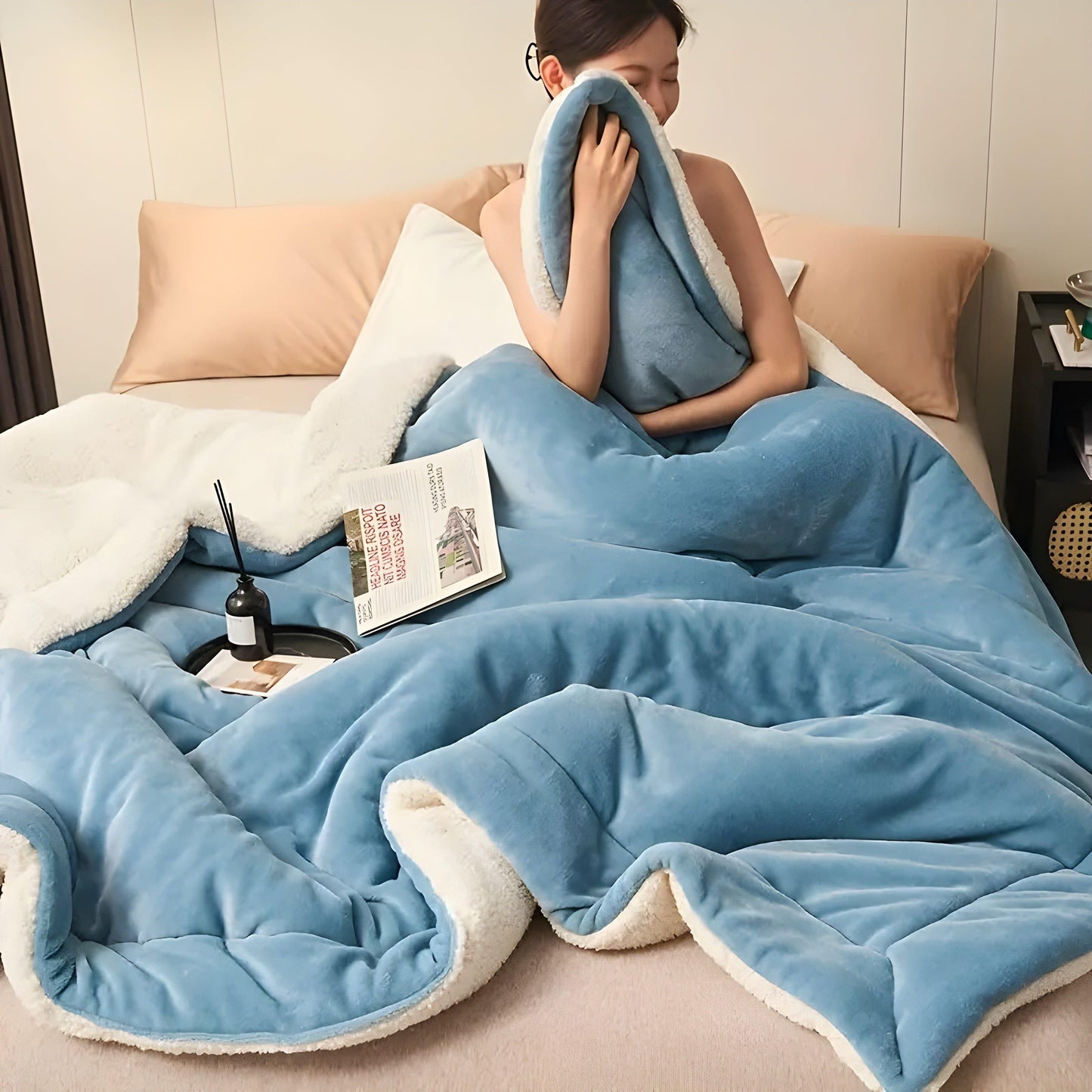 CloudNest Comforter - Varm Dubbel-Lager Tjock Quilt