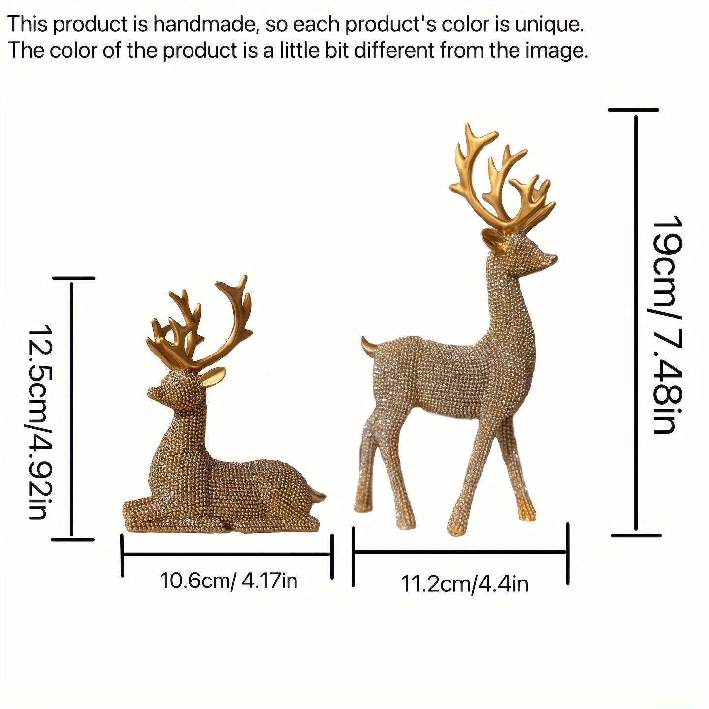 Carvallo - Charmig Rensdyr Duo för Vinter Underland Vibes