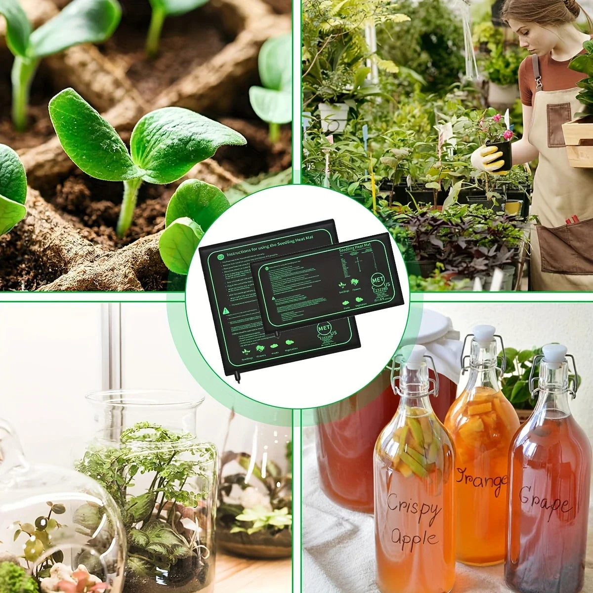 Värmematta för växtplantor – Temperaturreglering för snabbare groning och tillväxt