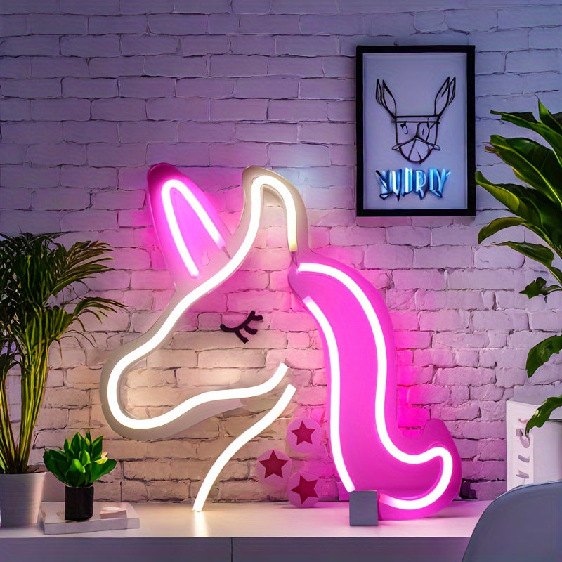 NeonMagic - Rosa Mytiskt Vesen LED Vägglampa