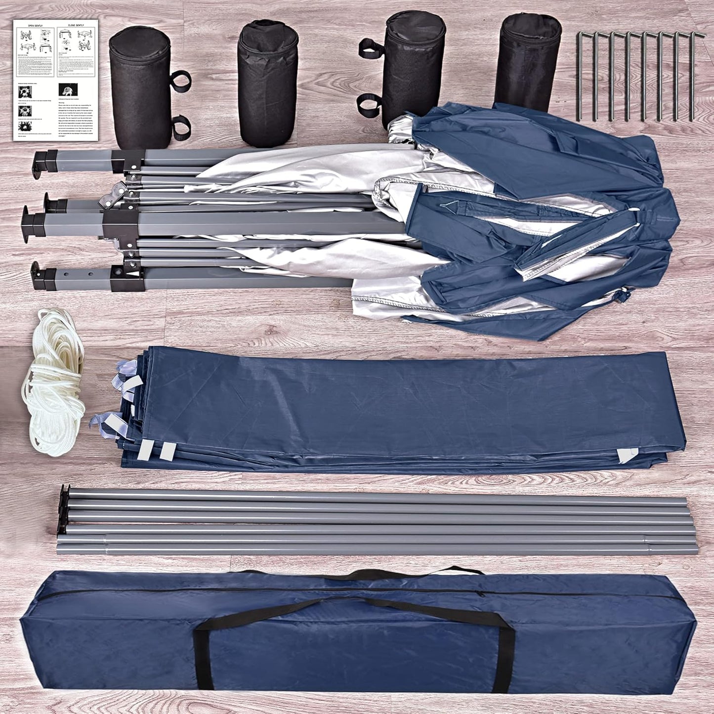 Utomhus Vattentålig Pop-Up Gazebo Tält