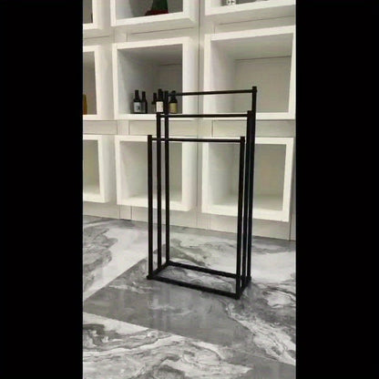 Praktisk Hängare för Handduk - För ett Prydligt Badrum