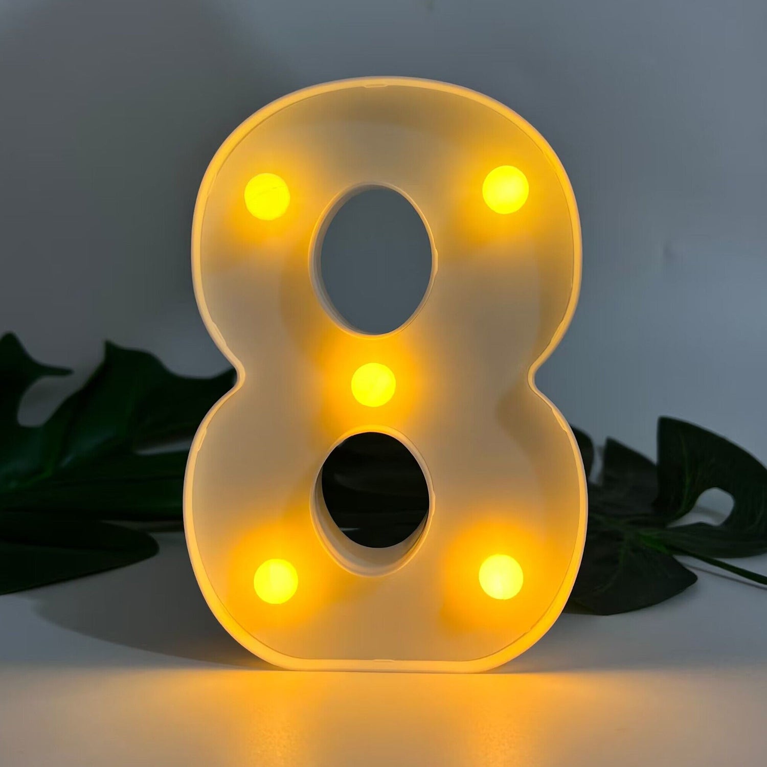 AlphaGlow - LED Dekorativ Bokstavslampa med Batteridrift
