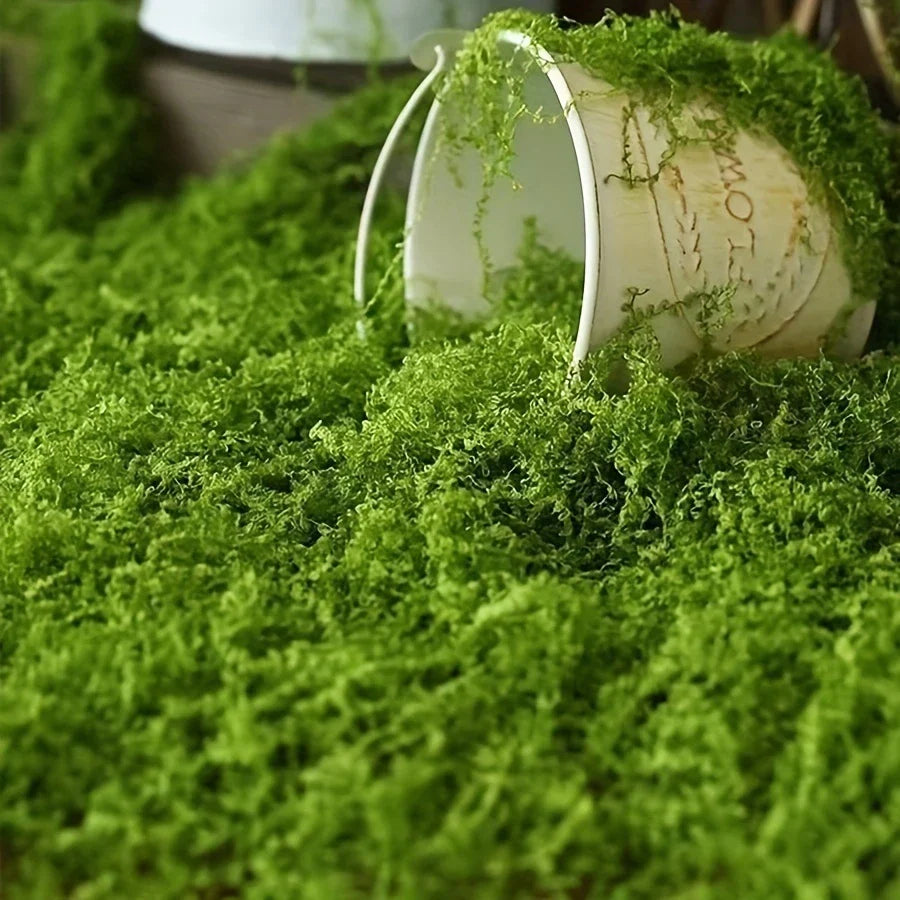 Konstgjord mossa för landskapsdesign – Mossa och blommor för dekoration och floristisk