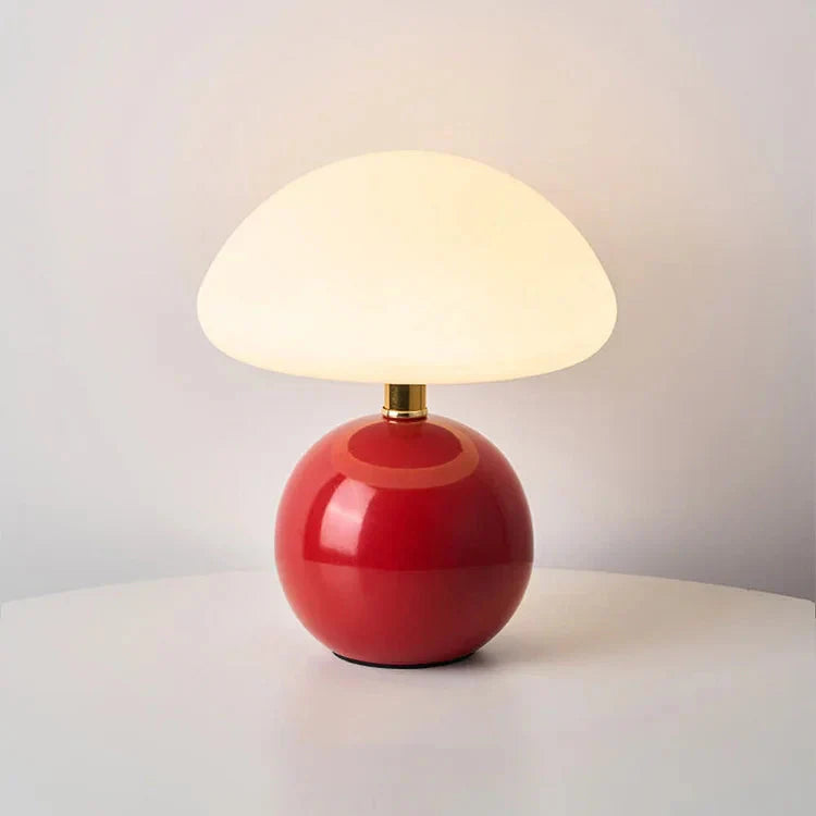 Liten Vintage Svamp Bordslampa