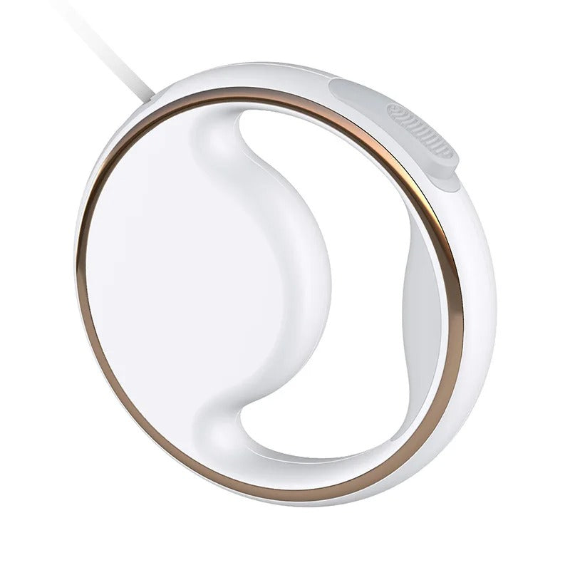 Carvallo Hundsele LumoLeash | Med LED-ljus & ergonomiskt grepp | Återställningsmekanism | För små & medelstora hundar