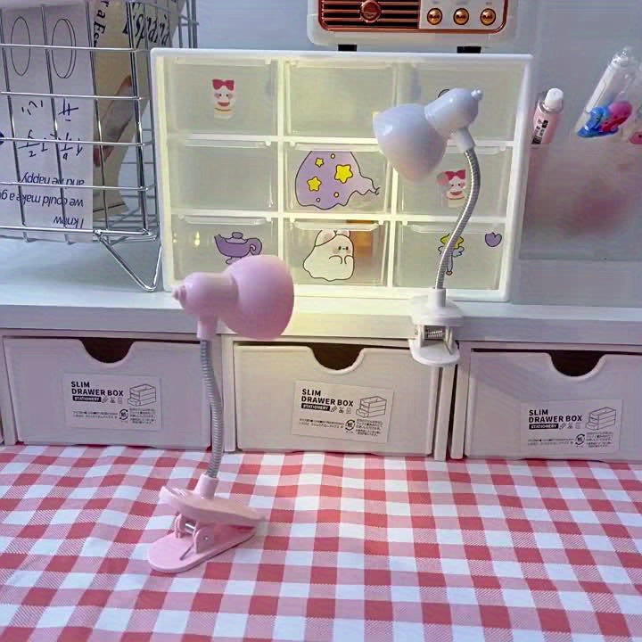 MiniGlow - Bärbar Clip-On Lampa med Tryckknappskontroll