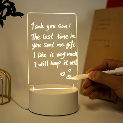 LumiBoard - Modern LED Skrivtavla Bordslampa med Penna