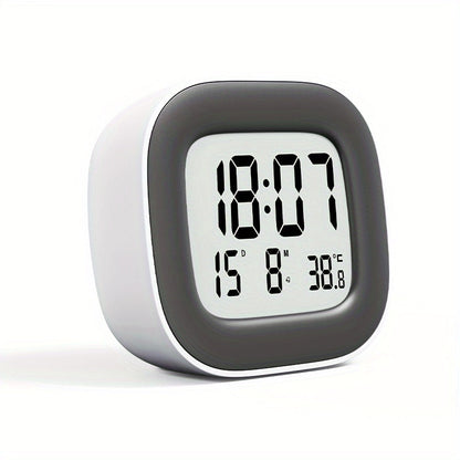 Kompakt Digital Väckarklocka med Temperaturskärm