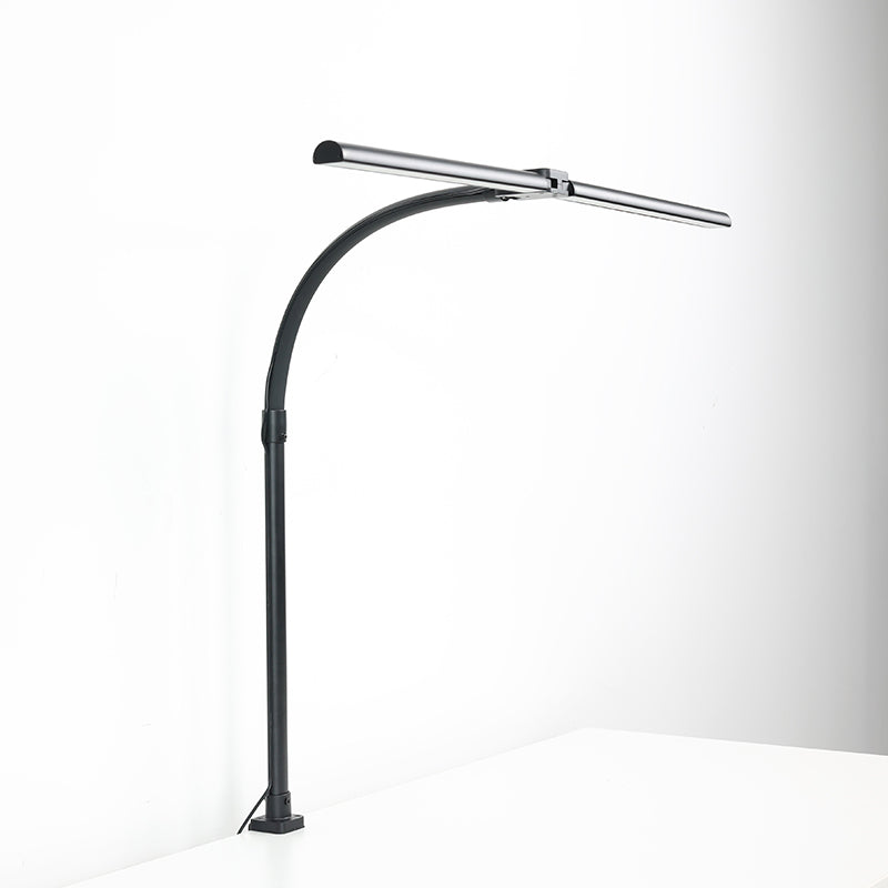 DeskLight - Modern Dual-Head LED Skrivbordslampa, Stilig Kontorsbelysning