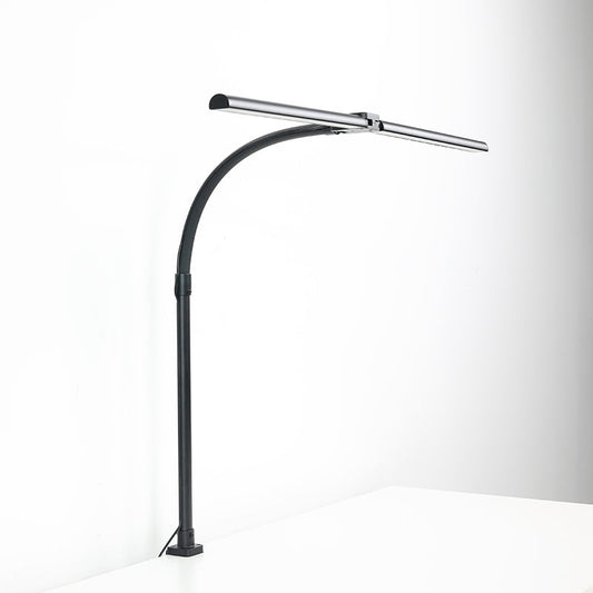 DeskLight - Modern Dual-Head LED Skrivbordslampa, Stilig Kontorsbelysning