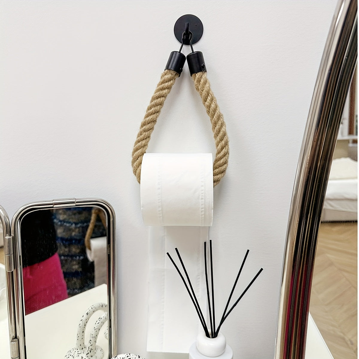 Hamprep toalettpappershållare - För stiliga badrum