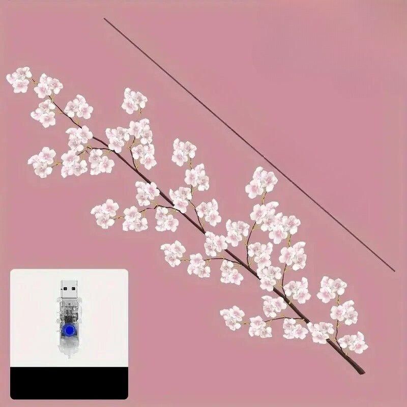 BlossomAura Light – Casual Körsbärsblommor USB-driven LED-lampa
