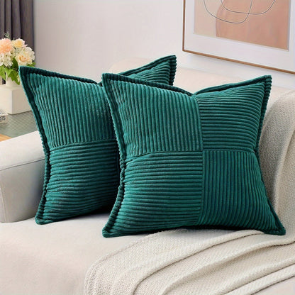 Polyester Kuddöverdrag - Enkelt Stilsäkert Prydnadsöverdrag för Sovrum, Soffa och Vardagsrum
