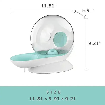 Pet Automatisk Vattenfontän – 2,8L Stor Kapacitet Katt &amp; Hund Drickdispenser