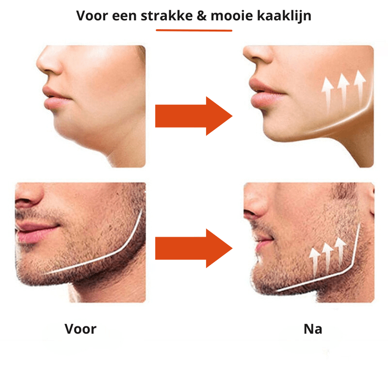 Facetone Sculpt - Silikon-Käklinje-tränare för en definierad käklinje