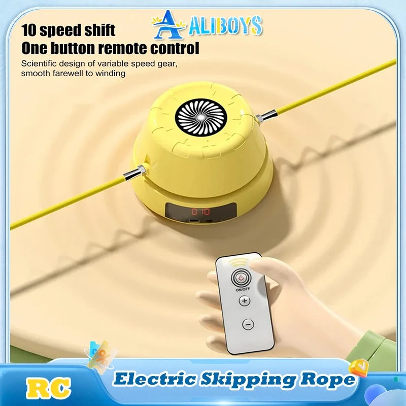 Smart Elektronisk Hopprep Maskin – Fjärrkontroll &amp; Digital Räknare Hopprep för Barn &amp; Vuxna