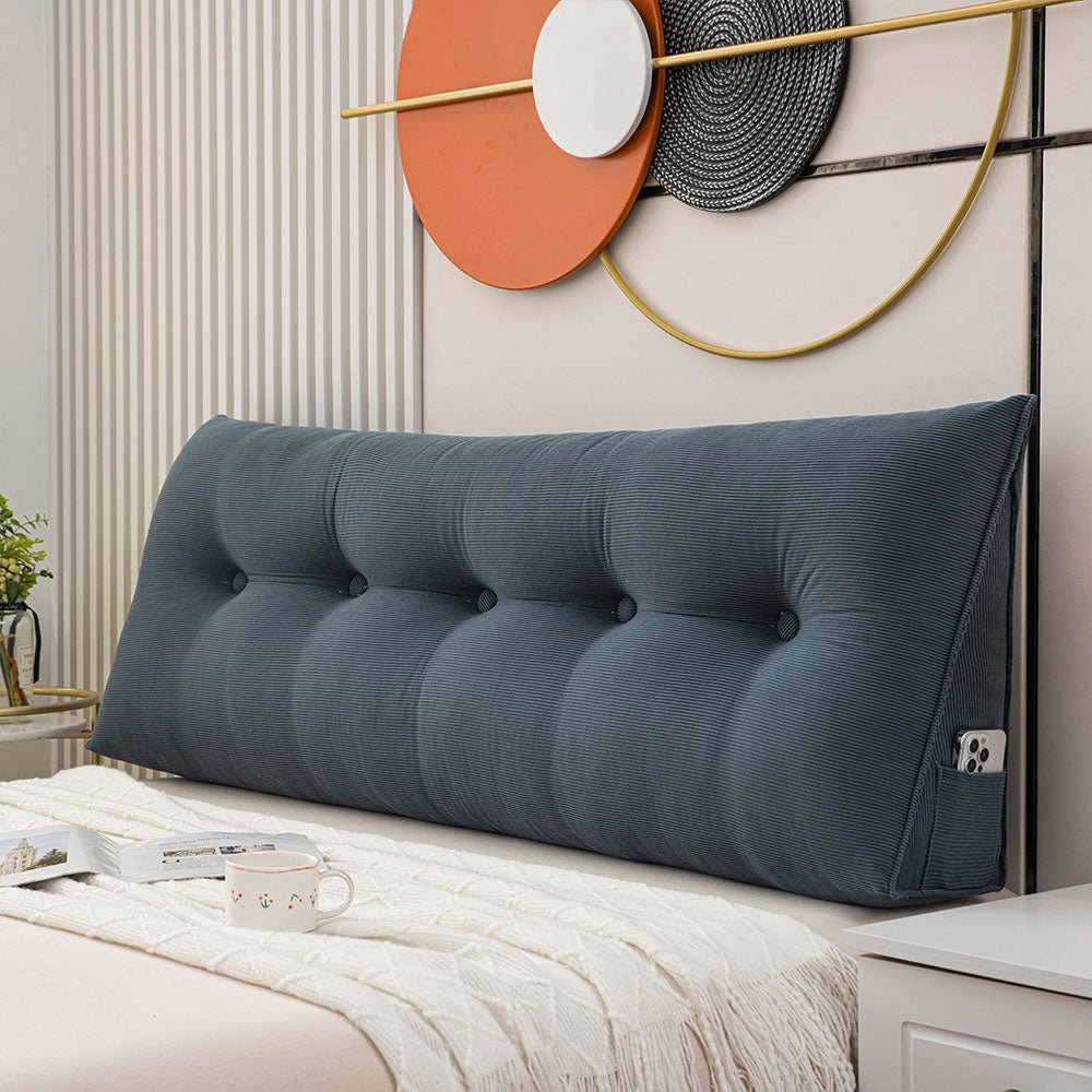 Royelux Vattentät Wedge Kudde - Ergonomiskt Stöd för Inomhus- och Utomhusbruk