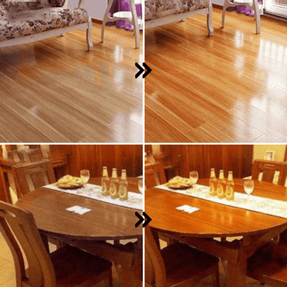 Snabb trärengörare och polermedel – Naturlig bivaxformel för grundlig rengöring och långvarigt träskydd