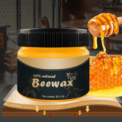 Snabb trärengörare och polermedel – Naturlig bivaxformel för grundlig rengöring och långvarigt träskydd