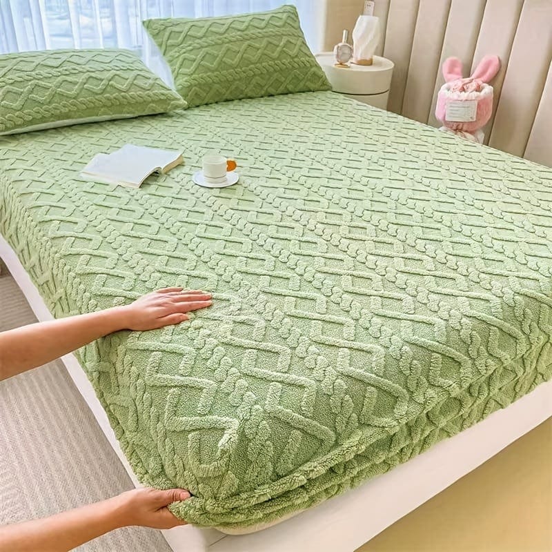 Duvet Cover Set Mjuk Sammet Sängkläder