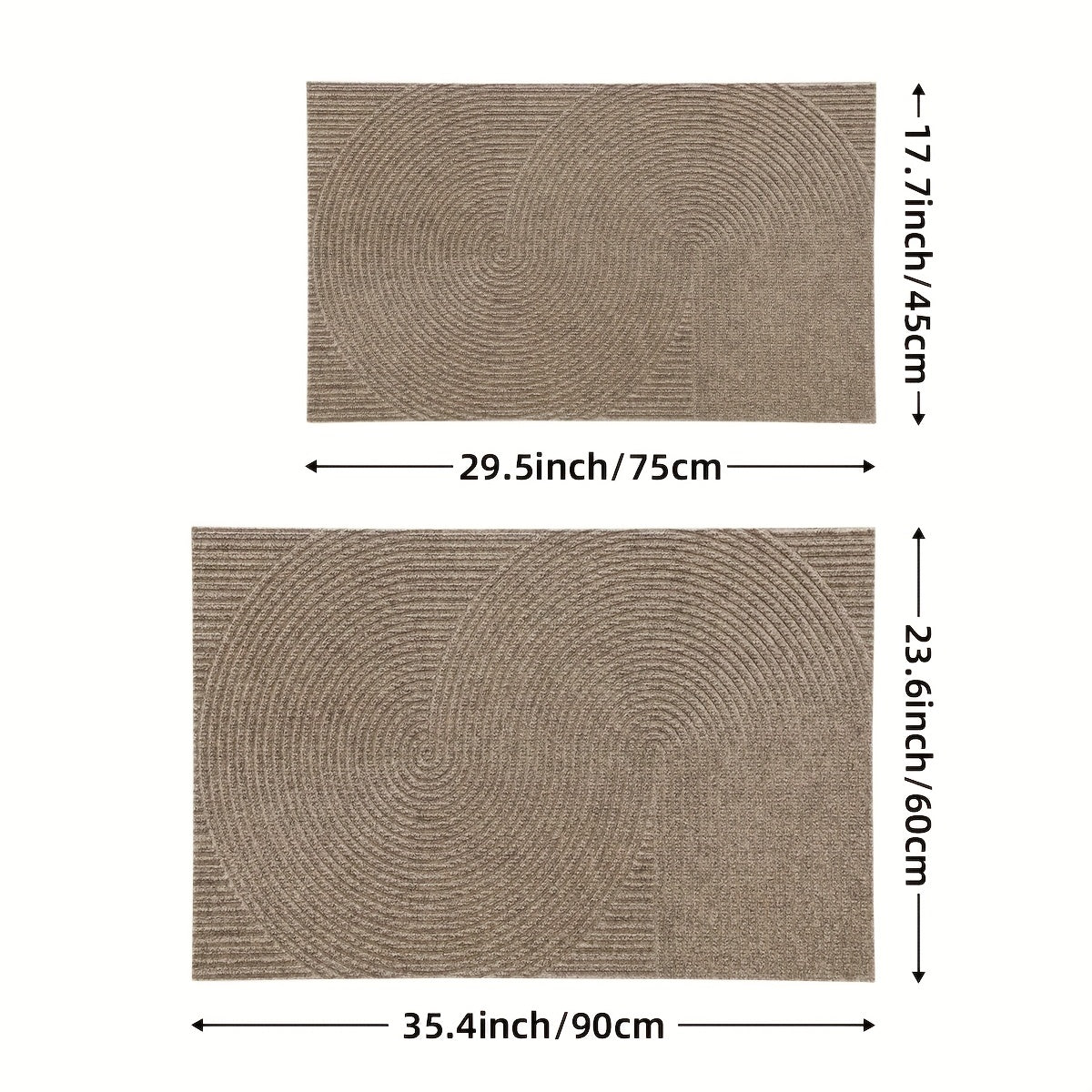 Dajiang Geometrisk Dörrmatta – Hållbar och Elegant