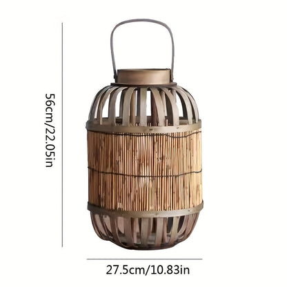 Rustik Trälykta – Äkta Atmosfärsskapare för Trädgård, Terrass eller Inredning