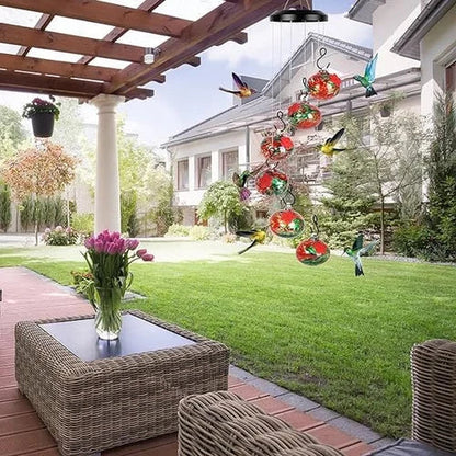 Carvallo - Charmiga vindspel kolibri-matninghus