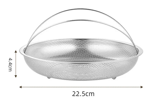 Carvallo - Allt-i-ett rostfri ångkokare med handtag