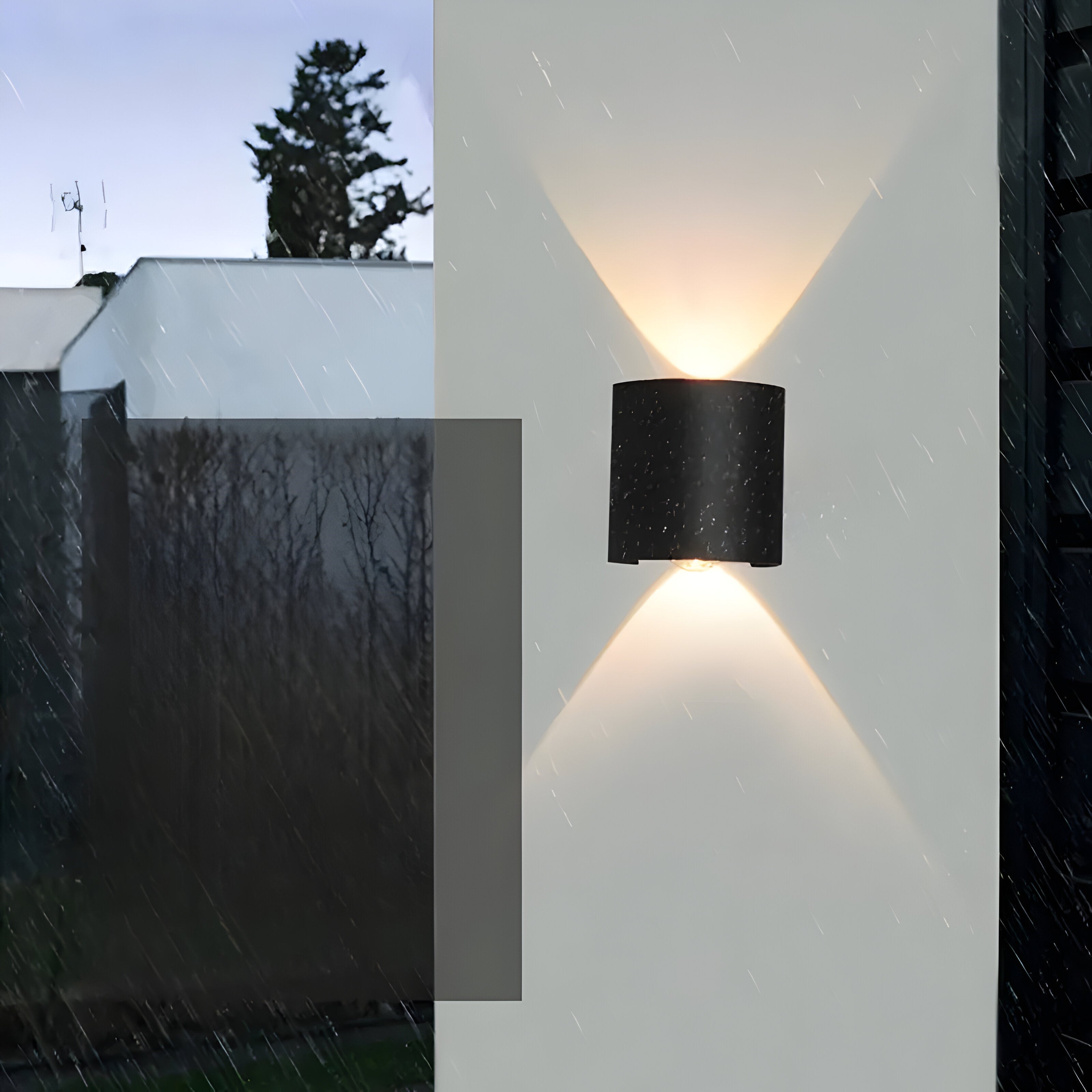 LumoStair - Minimalistisk LED-vägglampa 3-pack