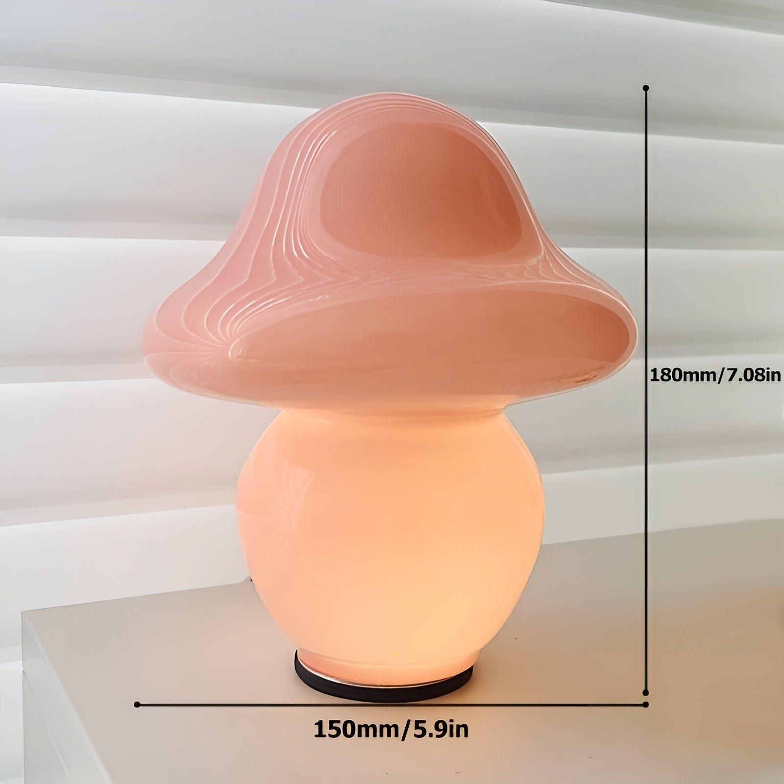 MushroomDream Lamp - Dekorativ Mini-Svamp-Atmosfär-Glaslampe