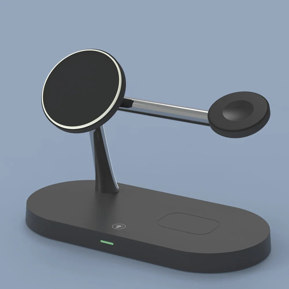 5 i 1 Magnetisk Laddstation Med Nattljus