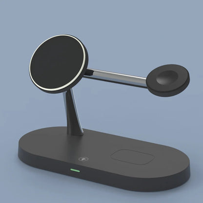 5 i 1 Magnetisk Laddstation Med Nattljus