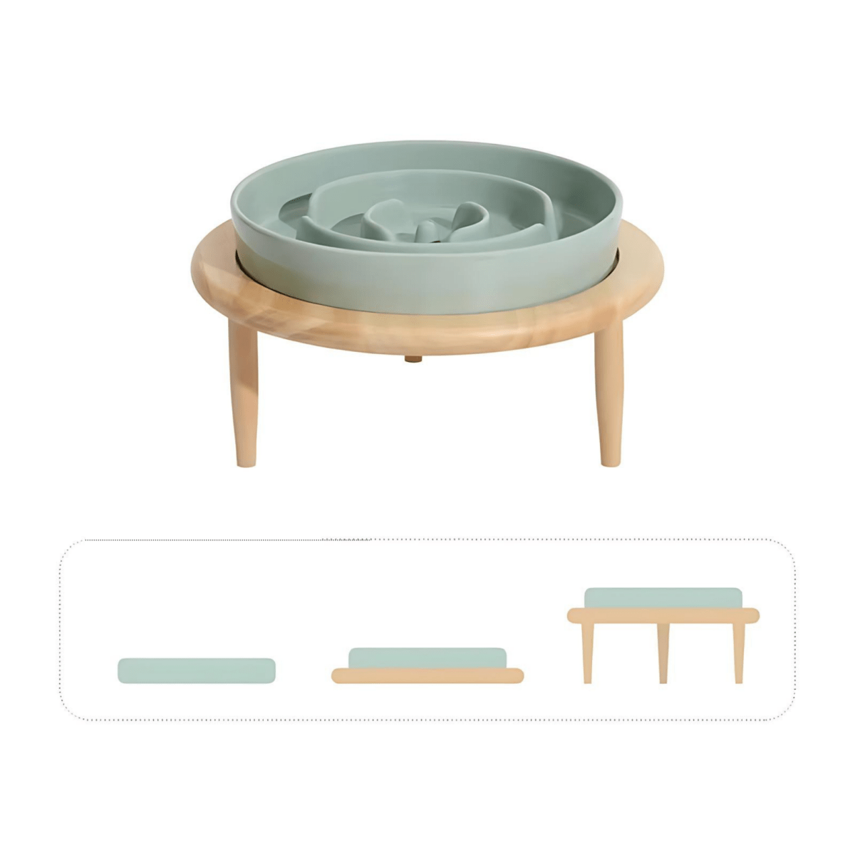 FeedoForma – Premium Keramisk Långsammatningsskål för Hälsosam Matsmältning