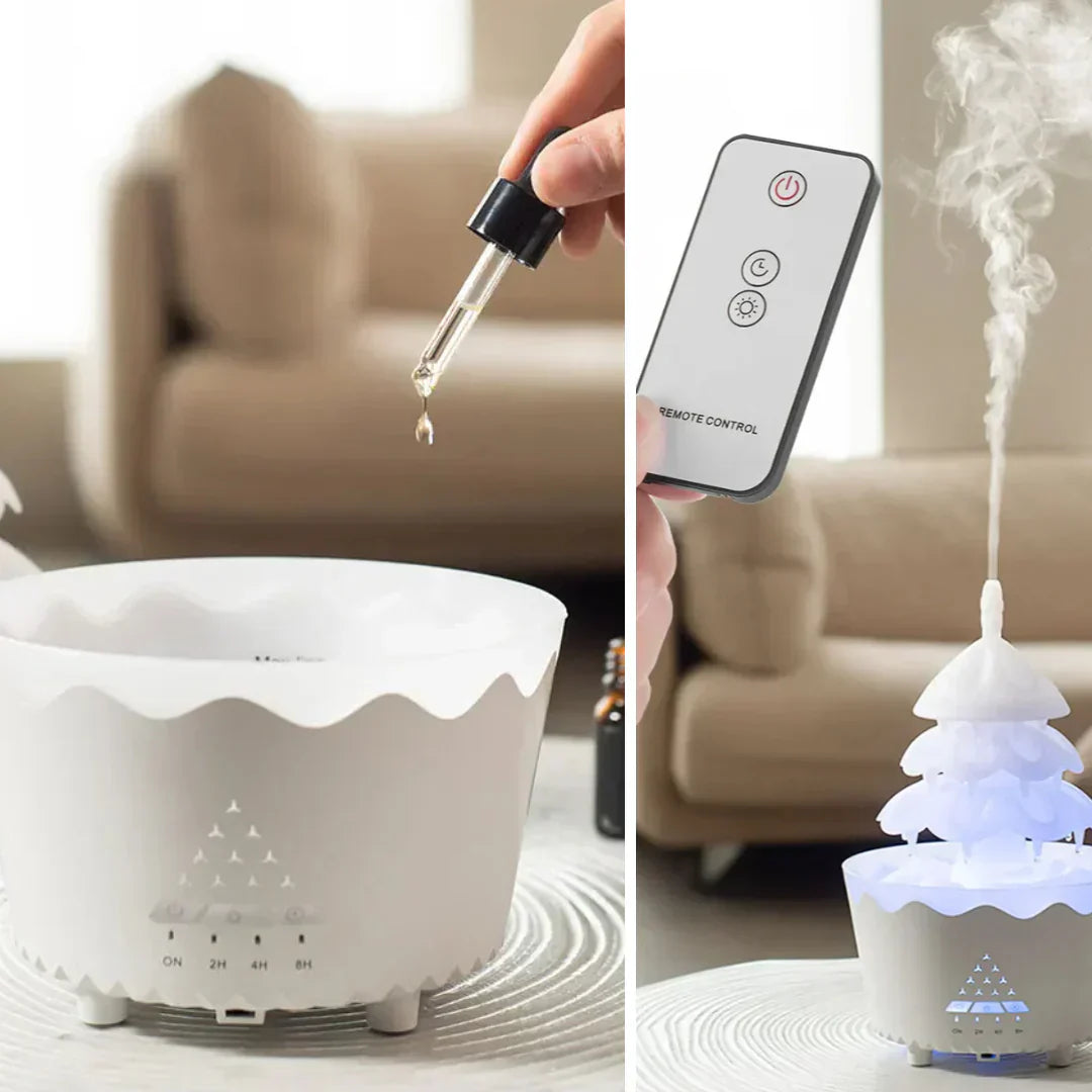 Juldekorationer Aromaterapi LED Diffuser Lampa