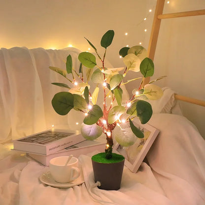 Juldekorationer LED Falsk Blad Lampa