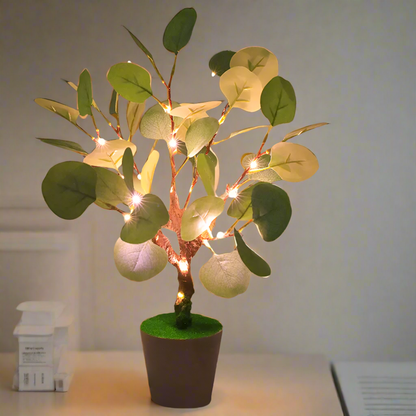 Juldekorationer LED Falsk Blad Lampa