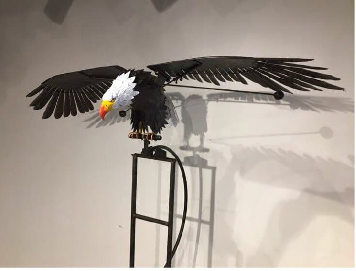 Trädgård Vind Snurra Metall Ute Ornament
