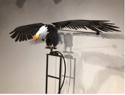 Trädgård Vind Snurra Metall Ute Ornament