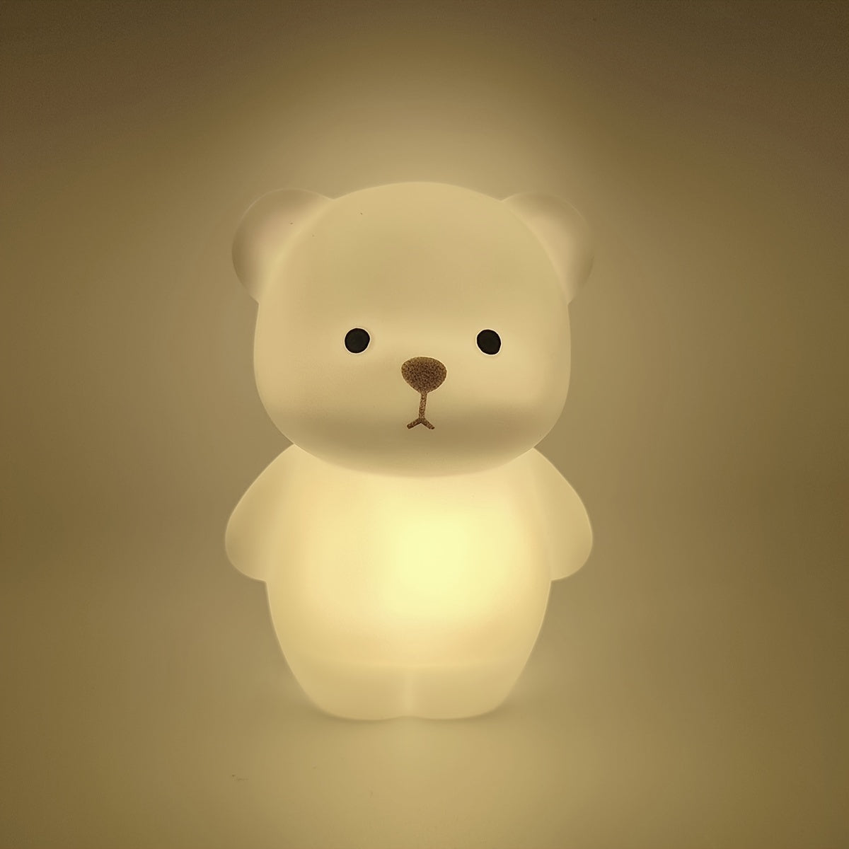 RusticBear - Fristående Bären Nattlampa med LED Spotlampa