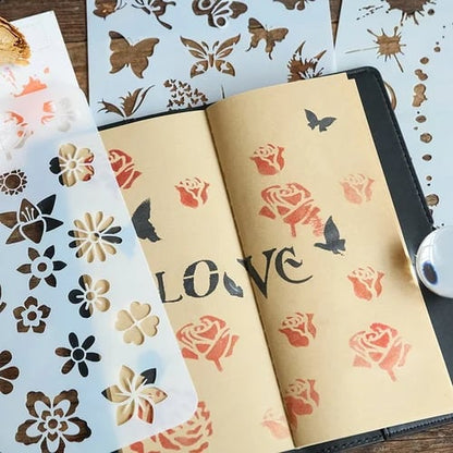 Finger Species - Kreativt fingerfärg-set med stämplar och mallar