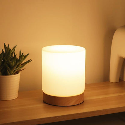 Fiorani Casa | Mini Glasbordslampa med touch-öppningsfunktion för 360° belysning